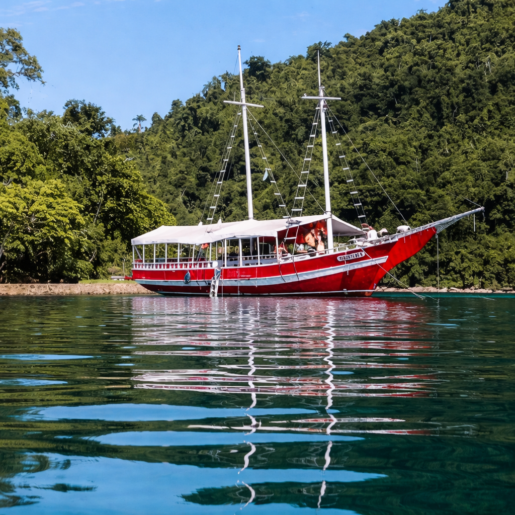 ESCUNA PARATY Roteiro Completo 6 horas/6 paradas - Saída 9:30 horas