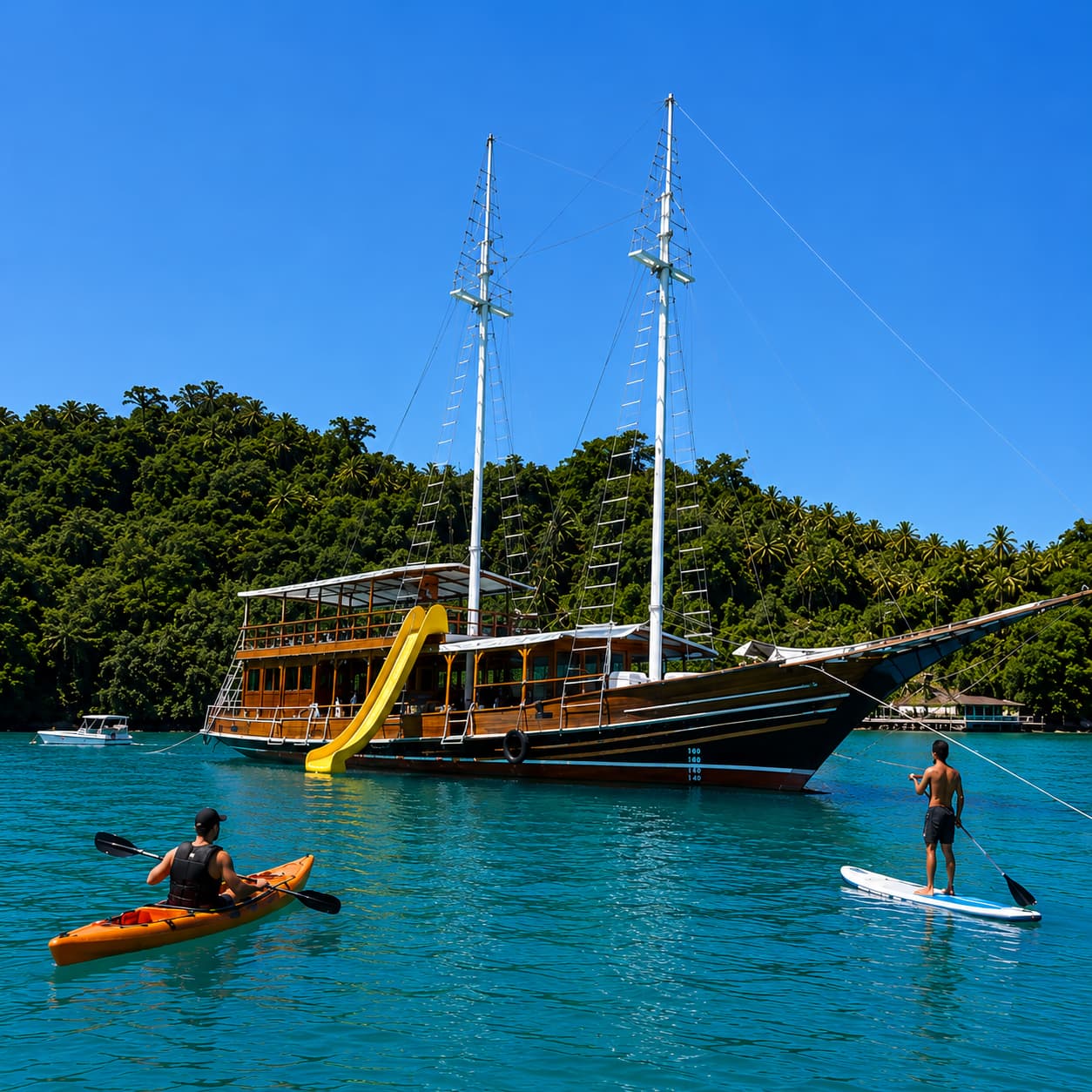 ESCUNA 2 ANDARES PARATY Kayak & Stand UP Incluso