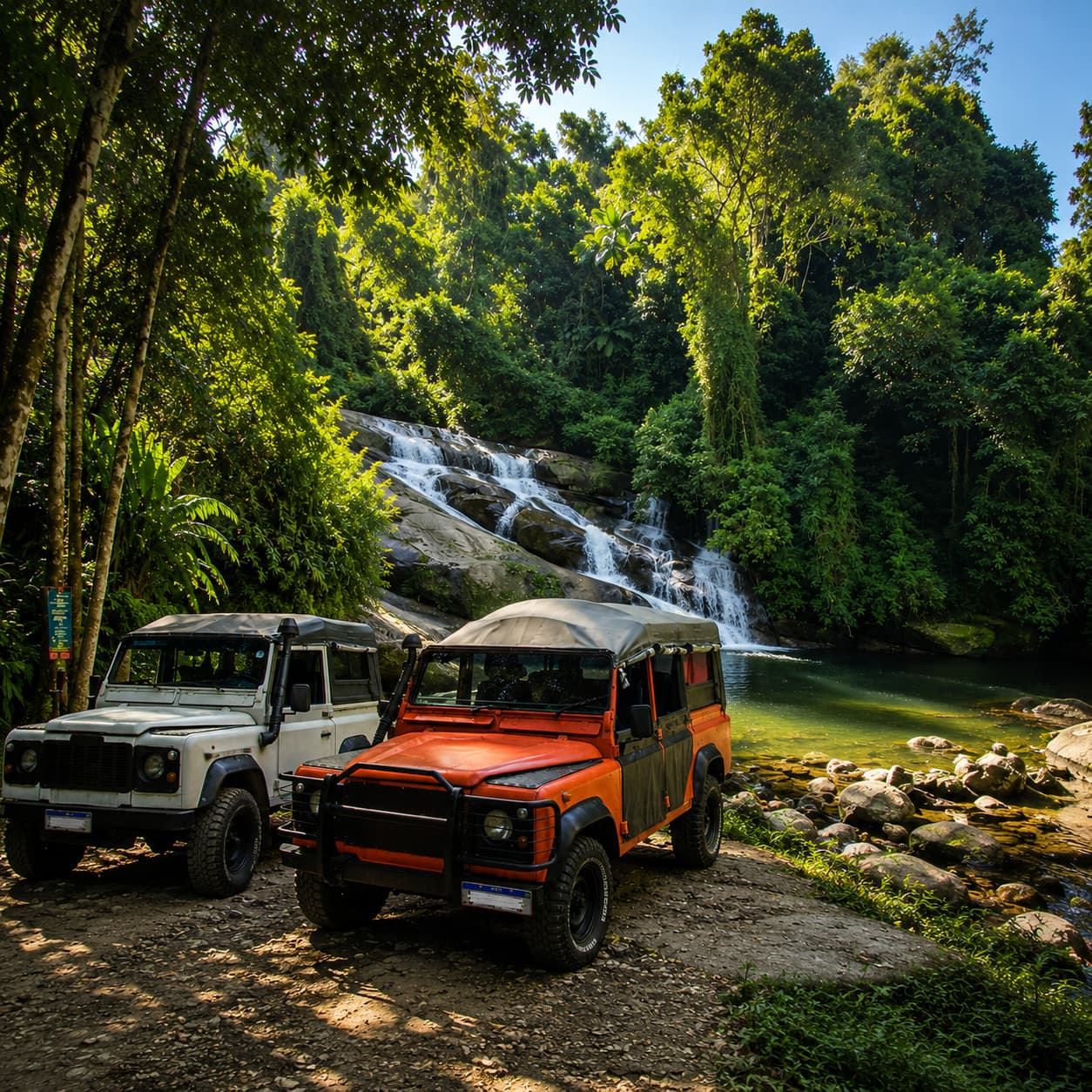 JEEP COMPLETO 09:30h – 4 Cachoeiras, 3 Alambiques e 9 Paradas